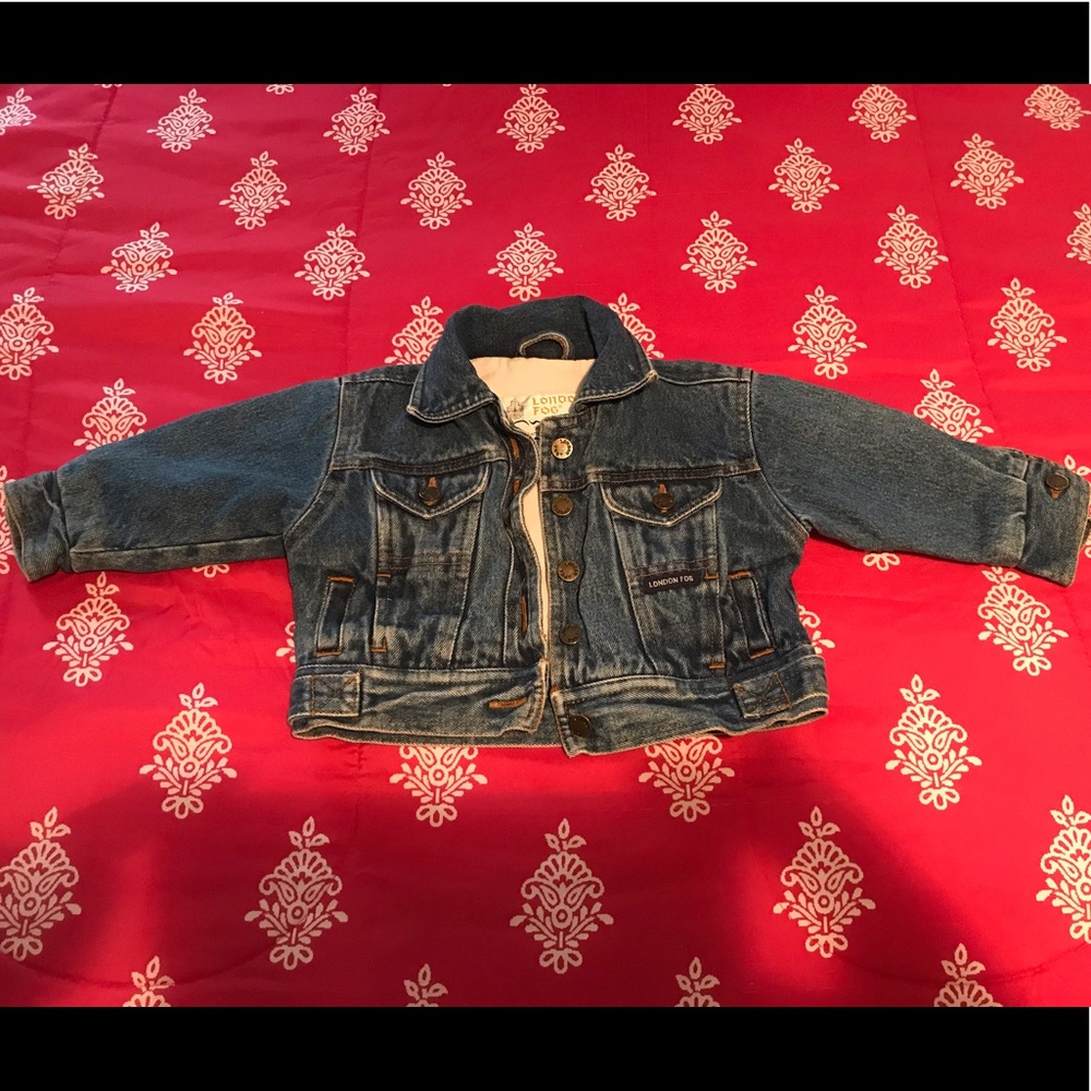 ✨LONDON FOG JEAN JACKET INFANT SIZE M✨